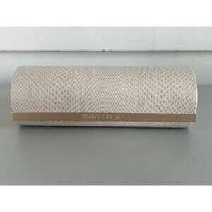 NWB Jimmy Choo Women's Black Gold Crystals Acetate Designer Cat Eye Glasses